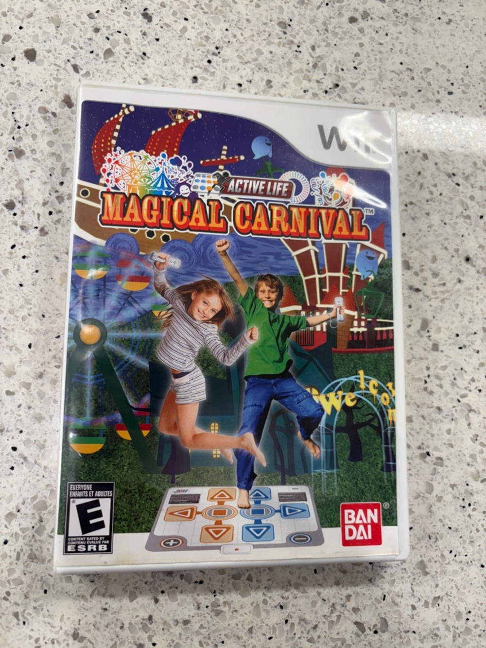 Wii Magical Carnival Active Life Game - Colorful Carnival Artwork